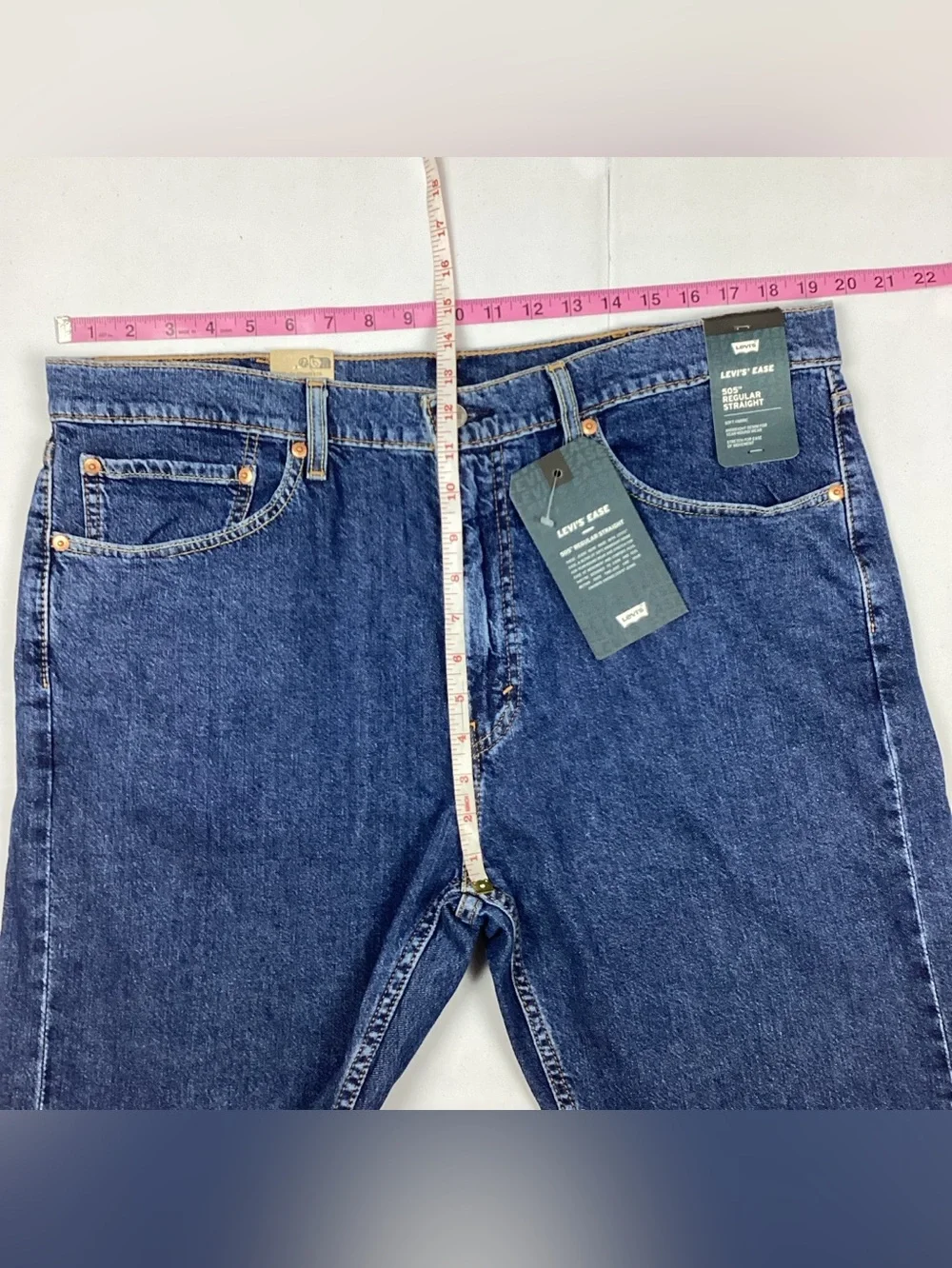 Levi’s Ease 505 Regular Straight Jeans Men’s 38 X 32 NEW!